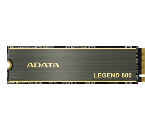 Твердотельный накопитель/ ADATA SSD LEGEND 800, 1000GB, M.2(22x80mm), NVMe 1.4, PCIe 4.0 x4, 3D NAND, R/W 3500/2200MB/s, IOPs н.д./н.д., TBW 600, DWPD 0.55, with Heat Sink (3 года) Твердотельный накопитель/ ADATA SSD LEGEND 800, 1000GB, M.2(22x80mm), NVMe 1.4, PCIe 4.0 x4, 3D NAND, R/W 3500/2200MB/s, IOPs н.д./н.д., TBW 600, DWPD 0.55, with Heat Sink (3 года)
