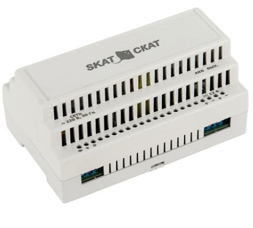 586 SKAT-12-6,0 DIN источник питания 12В 6А пластиковый корпус под DIN рейку 35 мм 586 SKAT-12-6,0 DIN источник питания 12В 6А пластиковый корпус под DIN рейку 35 мм