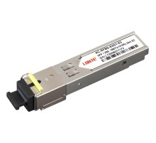 Трансивер/  SFP WDM module, 1.25G, 1550Tx/1310Rx, 3KM, DDM, SC