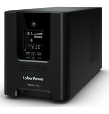 ИБП CyberPower PR3000ELCDSL, Line-Interactive, 3000VA/2700W, 8 IEC-320 С13, 1 IEC C19 розеток, USB&Serial, SNMPslot, LCD дисплей, Black, 0.6х0.3х0.4м., 29.6кг., замена для АРС SMC3000I, SMC3000I-RS и SMT3000I/ UPS Line-Interactive CyberPower PR3000ELCDSL