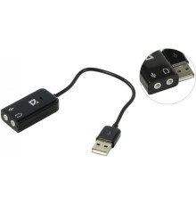Defender Внешняя USB звуковая карта Audio USB USB - 2х3,5 мм jack, 0.1 м