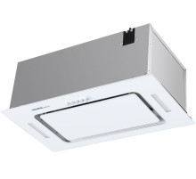 ВЫТЯЖКА HOMSair CROСUS PUSH 52 Glass White/ полновстраиваемая, кнопочное управление, 3 скорости, 850 м3/ч, до 30 м2, 53 дБ, угольный фильтр CF02X - 2 шт, ШхВхД: 518х191х290 мм, белый цвет