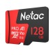 Носитель информации Netac P500 Extreme PRO 128GB MicroSDXC V30/A1/C10 up to 100MB/s, retail pack with SD Adapter
