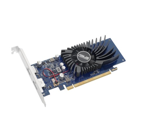 Видеокарта/ VGA ASUS NVIDIA GeForce GT 1030 2GB, GDDR5/64-bit, PCIe 3.0, 1xHDMI 2.0, 1xDP, 2-slot  90YV0AT2-M0NA00