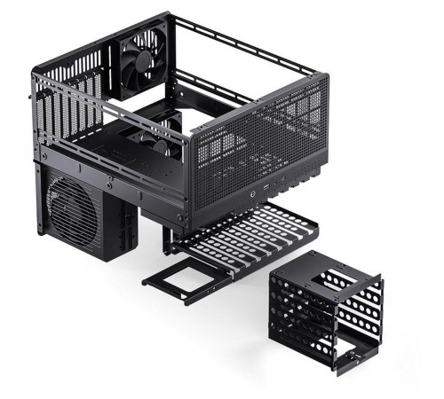 Корпус без блока питания/ Case JONSBO N5, Mini-Tower, 3x120mm, 1xUSB-A 3.0 + 1xUSB-C 3.2, E-ATX, ATX, mATX, mITX Black Корпус без блока питания/ Case JONSBO N5, Mini-Tower, 3x120mm, 1xUSB-A 3.0 + 1xUSB-C 3.2, E-ATX, ATX, mATX, mITX Black