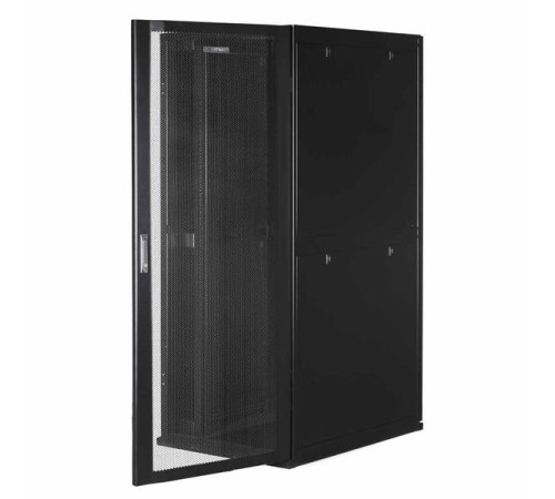 Серверный шкаф SMARTWATT Серверный шкаф Rack S-Series 42U 800x1070мм, двери с перфорацией, боковые панели 4шт и ролики в комплекте, черный (4512020620017)