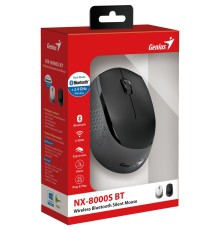Мышь беспроводная NX-8000S BT черная (black), Bluetooth 5,3,silent (Мятая упаковка)