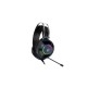 Гарнитура игровая проводная EH469 Black (черный), подсветка RGB, подключение USB, кабель 2.4м (Мятая упаковка)