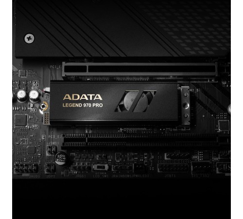 Твердотельный накопитель/ ADATA SSD LEGEND 970 PRO, 2000GB, M.2(22x80mm), NVMe 2.0, PCIe 5.0 x4, 3D NAND, R/W 14000/10000MB/s, IOPs 1 800 000/1 300 000, TBW 1480, DWPD 0.4, with Heat Sink (5 лет) Твердотельный накопитель/ ADATA SSD LEGEND 970 PRO, 2000GB, M.2(22x80mm), NVMe 2.0, PCIe 5.0 x4, 3D NAND, R/W 14000/10000MB/s, IOPs 1 800 000/1 300 000, TBW 1480, DWPD 0.4, with Heat Sink (5 лет)