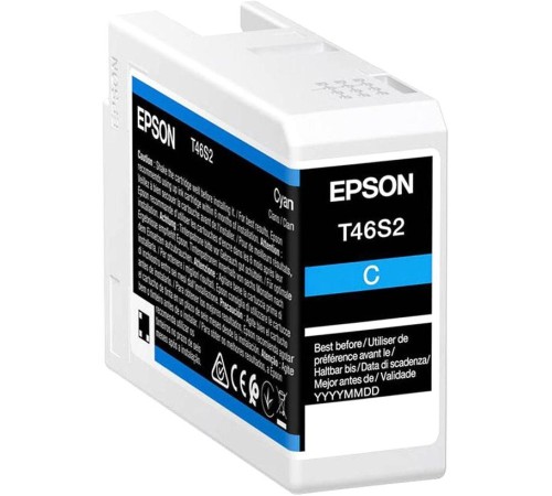 Картридж/ Singlepack Cyan T46S2 UltraChromePro10 ink 25ml Картридж/ Singlepack Cyan T46S2 UltraChromePro10 ink 25ml