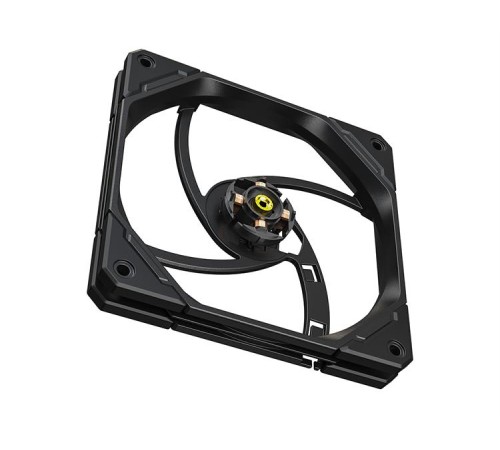 Вентилятор для корпуса ID-COOLING TF-12015-K 120x120x15мм (40шт./кор, PWM, Low Noise, супер-тонкий, резиновые углы, черный, 500-2200об/мин)  BOX