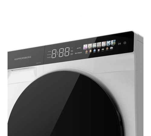 Сушильная машина KUPPERSBERG/ Сушильная машина KUPPERSBERG, High-Tech, загрузка 10 кг, 15 программ, тепловой насос, отсрочка старта, реверс барабана, электронное управление, блокировка от детей, энергоэффективность А++, цвет белый Сушильная машина KUPPERSBERG/ Сушильная машина KUPPERSBERG, High-Tech, загрузка 10 кг, 15 программ, тепловой насос, отсрочка старта, реверс барабана, электронное управление, блокировка от детей, энергоэффективность А++, цвет белый