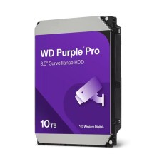 Жесткий диск Western Digital Purple Pro HDD 3.5" SATA 10Tb, 7200 rpm, 512MB buffer (DV&NVR + AI), WD102PURP, 1 year