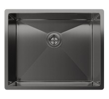 Кухонная мойка RIVELATO Rivelato Rinox 5444 UN PVD black Мойка нерж.сталь 1 чаша  540*440*200 мм, монтаж: универсальный, материал: нержавеющая сталь, цвет: черный