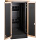 Шкаф Шкаф LANMASTER SOUNDPROOF звукоизолированный 24U 750x1130 мм, отделка под дерево, цвет лиственница