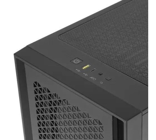 Корпус без блока питания/ Case Corsair 4000D Airflow, Midi-Tower, TG, 2x120mm, 1xUSB-A 3.2, 1xUSB 3.2 Type-C, E-ATX, ATX, mATX, mITX Black
