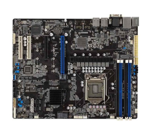 Материнская плата/ P12R-E ATX, LGA 1200, 4x DDR4 DIMM (to 128GB ECC UDIMM), 6x USB 3.0 (4 rear), 8x SATA (4 in MiniSAS HD), 1x PCIE x16/x8, 1x PCIE x8, 2x PCIE x8 (link x4), 2xM.2 22110, LAN 2x 1Gb, Video AST2600, IPMI Option