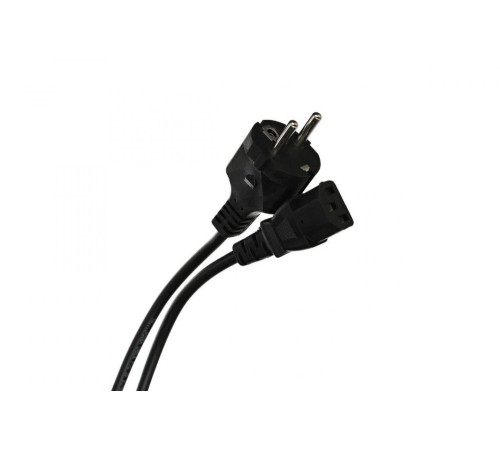 Кабель/ Кабель компьютер - розетка 220V EU (прямой)<VDE> 3GX0,75mm2, 1,8m, медь, Telecom <TE021-CU0.75-1.8>