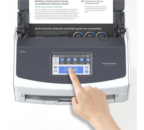 ScanSnap iX1600 Документ сканер А4, двухсторонний, 40 стр/мин, автопод. 50 листов, сенсорный дисплей, Wi-Fi, USB 3.2/ ScanSnap iX1600, Document scanner, A4, duplex, 40 ppm, ADF 50, TouchScreen, WiFi, USB 3.2 ScanSnap iX1600 Документ сканер А4, двухсторонний, 40 стр/мин, автопод. 50 листов, сенсорный дисплей, Wi-Fi, USB 3.2/ ScanSnap iX1600, Document scanner, A4, duplex, 40 ppm, ADF 50, TouchScreen, WiFi, USB 3.2
