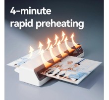 Ламинатор A3, холодный и термич.способ ламинирования, 8 режимов, скорость 270 мм/мин, прогрев  5мин., 50-175 мкм, черно-белый