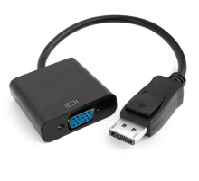 Переходник 0.20m DisplayPort/VGA v1.2 20M/15F Greenconnect серия Greenline GCR-CVDP11