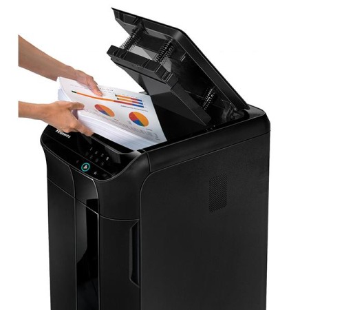 Шредер Fellowes® AutoMax® 350C, автоподача, DIN P-4, 4х38мм, 350 лст., 68 лтр., Smart Lock , шт Шредер Fellowes® AutoMax® 350C Шредер Fellowes® AutoMax® 350C, автоподача, DIN P-4, 4х38мм, 350 лст., 68 лтр., Smart Lock , шт Шредер Fellowes® AutoMax® 350C