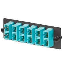 Панель FAP с 6 Duplex SC OM3 50/125 циркон. аква./ FAP w/6 SC 10 GbE Dupl mm Adapters (AQ)