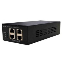 Инжектор/ OSNOVO PoE-инжектор Gigabit Ethernet на 2 порта, PoE на порт - до 30W