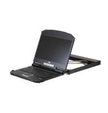 КВМ консоль ATEN 18.5" Ultra Short Depth Dual Rail WideScreen LCD Console (USB, HDMI / DVI / VGA, 1920x1080)