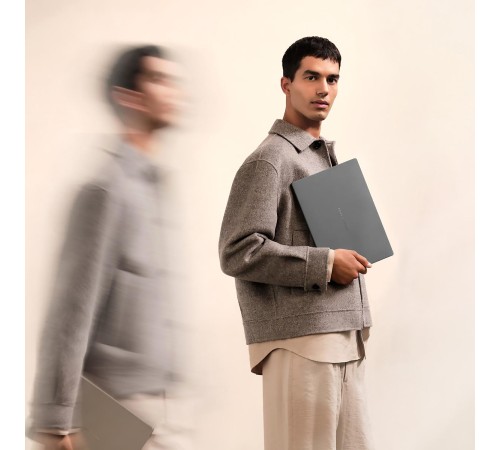 Ноутбук/ ASUS UX3407QA-QD267W 14"(1920x1200 OLED)/Qualcomm Snapdragon X X1-26-100(2.98Ghz)/16384Mb/512PCISSDGb/noDVD/Cam/BT/WiFi/70WHr/war 1y/0.98kg/Iceland Gray/Win11Home