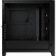 Корпус без блока питания/ Case Corsair iCUE 4000X RGB, Midi-Tower, TG, 3x120mm RGB, 1xUSB-A 3.2, 1xUSB 3.2 Type-C, E-ATX, ATX, mATX, mITX Black