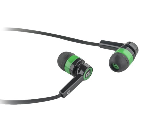Defender Гарнитура для смартфонов Pulse 420 черный + зеленый, вставки