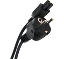 Кабель питания для ноутбуков/ 3-pin,  220V EU (прямой) 1.8м,медь, Telecom <TE022-CU_0.5_1.8M>