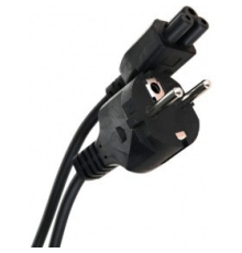 Кабель питания для ноутбуков/ 3-pin,  220V EU (прямой) 1.8м,медь, Telecom <TE022-CU_0.5_1.8M>