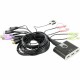 2-портовый KVM-переключатель со встроенными  KVM кабелями (1,2м), 1 user(HDMI(Female)+2xAudio(Female)+2xUSB(Тип А Female), KVM-порты:(HDMI(Male)+2xAudio(Male)+2xUSB(Тип A Male). Поддержка до (1920 x 1200) 1080p. Звук 2.1/ PETITE 2 PORT USB2.0 HDMI KVM SWI