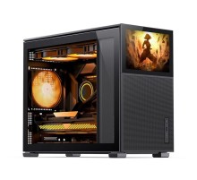 Корпус без блока питания/ Case JONSBO D31 MESH SCREEN, Mini-Tower, TG, no fans, 1xUSB-A 3.0 + 1xUSB-C 3.2, mATX, mDTX, mITX Black