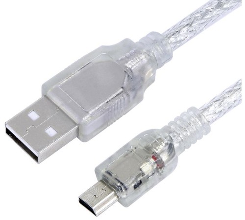 Greenconnect Кабель 1.0m USB 2.0, AM/mini 5P, прозрачный, 28/28 AWG, экран, армированный, морозостойкий, GCR-UM1M5P-BB2S-1.0m Greenconnect Кабель 1.0m USB 2.0, AM/mini 5P, прозрачный, 28/28 AWG, экран, армированный, морозостойкий, GCR-UM1M5P-BB2S-1.0m