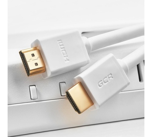 Greenconnect Кабель 1.5m HDMI версия 2.0 HDR 4:2:2, Ultra HD, 4K 60 fps 60Hz/5K*30Hz, 3D, AUDIO, 18.0 Гбит/с, 28/28 AWG, OD7.3mm, тройной экран, белый, GCR-HM761-1.5m Greenconnect Кабель 1.5m HDMI версия 2.0 HDR 4:2:2, Ultra HD, 4K 60 fps 60Hz/5K*30Hz, 3D, AUDIO, 18.0 Гбит/с, 28/28 AWG, OD7.3mm, тройной экран, белый, GCR-HM761-1.5m