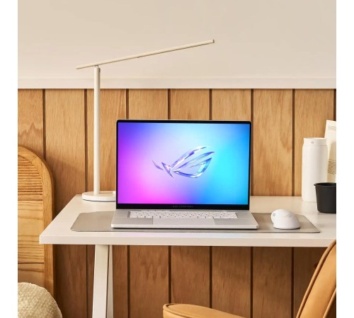 Ноутбук/ ASUS ROG Zephyrus G16 GA605KM-QR036 16"(2560x1600 OLED 240Hz)/AMD Ryzen AI 7 350(2Ghz)/32768Mb/1024PCISSDGb/noDVD/Ext:nVidia GeForce RTX 5060(8192Mb)/Cam/BT/WiFi/90WHr/war 1y/1.85kg/Platinum White/DOS + чехол