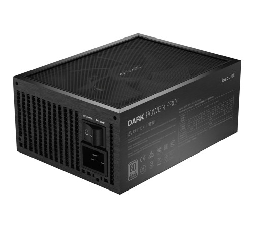 Блоки питания/ Power Supply be quiet! DARK POWER PRO 12 1500W, 1500W 80+ Titanium (ATX, 2.51, Full-modular, 1x24(20+4)pin 600mm, 1xCPU(4+4)pin 700mm, 10xPCIe(6+2)pin 600mm, 16xSATA3 600mm, 8xMOLEX4pin 500mm, Active, 135x135mm, 200x150x86mm, APFC, OVP, UVP Блоки питания/ Power Supply be quiet! DARK POWER PRO 12 1500W, 1500W 80+ Titanium (ATX, 2.51, Full-modular, 1x24(20+4)pin 600mm, 1xCPU(4+4)pin 700mm, 10xPCIe(6+2)pin 600mm, 16xSATA3 600mm, 8xMOLEX4pin 500mm, Active, 135x135mm, 200x150x86mm, APFC, OVP, UVP
