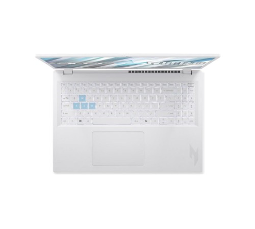 Ноутбук/ ACER Nitro Lite NL16-71G-568T 16"(1920x1200 (матовый) IPS)/Intel Core i5 13420H(2.1Ghz)/16384Mb/512PCISSDGb/noDVD/Ext:nVidia GeForce RTX4050(6144Mb)/Cam/BT/WiFi/53WHr/war 1y/1.95kg/White/NoOS