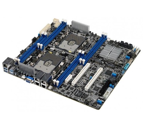 серверная материнская плата ASUS Z11PA-D8,DP XEON,C621,CEB,8DIMM,3PCIE (после СЦ, неоригинальная коробка, некомплект)