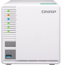Сетевое хранилище без дисков/ SMB QNAP TS-364-8G NAS 3 HDD, 4-core Intel Celeron N5105/N5095 2.0 up to 2.9 GHz, 8 GB RAM (1x8 GB) up to 16 GB (2x8GB), 2.5 Gigabit Ethernet, 2xUSB 3.2 Gen 2 (10Gbps), 1xUSB 3.2 Gen 1, 2xM.2 PCIe Gen 3 x2 slots