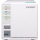 Сетевое хранилище без дисков/ SMB QNAP TS-364-8G NAS 3 HDD, 4-core Intel Celeron N5105/N5095 2.0 up to 2.9 GHz, 8 GB RAM (1x8 GB) up to 16 GB (2x8GB), 2.5 Gigabit Ethernet, 2xUSB 3.2 Gen 2 (10Gbps), 1xUSB 3.2 Gen 1, 2xM.2 PCIe Gen 3 x2 slots