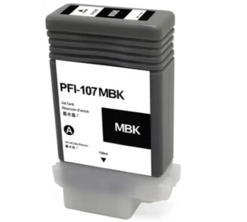 -/ Струйный картридж NV Print PFI-107MBK (NV-6704B001) Matte Black для Canon imagePROGRAF iPF670/680/770 (130 мл) совместимый