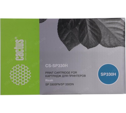 -/ Картридж лазерный Cactus CS-SP330H 408281 черный (7000стр.) для Ricoh Aficio SP 330DN/330SFN/330SN