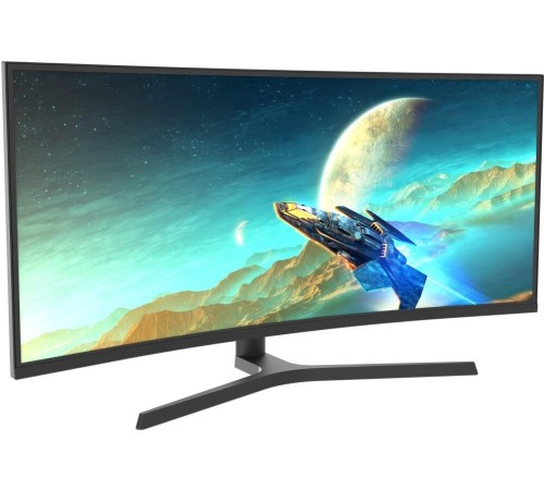 Монитор/ Монитор VALDAY AL77AZF (34" / IPS / 3440x1440 / 165Hz / 2xHDMI / 2xDP / 178/178 / 300cd / Крепление VESA / Динамики / Черный)