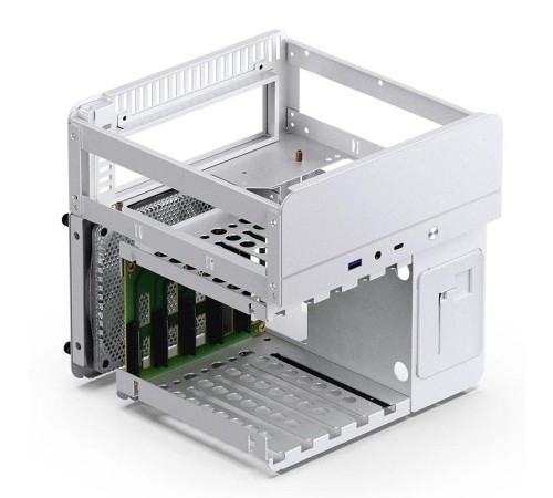 Корпус без блока питания/ Case JONSBO N2, Mini-Tower, 1x120mm, 1xUSB-A 3.0 + 1xUSB-C 3.2, SFX PSU Support, mITX White Корпус без блока питания/ Case JONSBO N2, Mini-Tower, 1x120mm, 1xUSB-A 3.0 + 1xUSB-C 3.2, SFX PSU Support, mITX White