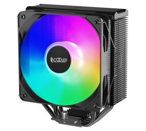 Кулер для процессора PCCooler Paladin EX400S S115X/1200/1700/AM4 (24 шт/кор, TDP 180W, 120mm PWM LED FAN, 4 тепловые трубки 6мм, 800-1800RPM, 28,6dBa)