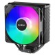 Кулер для процессора PCCooler Paladin EX400S S115X/1200/1700/AM4 (24 шт/кор, TDP 180W, 120mm PWM LED FAN, 4 тепловые трубки 6мм, 800-1800RPM, 28,6dBa)